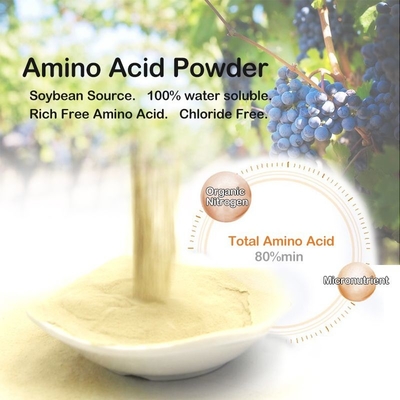 100% Water Soluble Free Amino Acids Organic Fertilizer For Hydroponic Cultivation