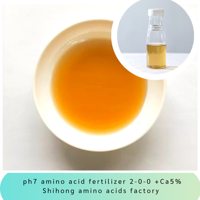 Enzymatic Amino Acid Chelated Calcium 5% NPK 2-0-0 Organic Nitrogen Liquid Fertilizer Chlorine Free